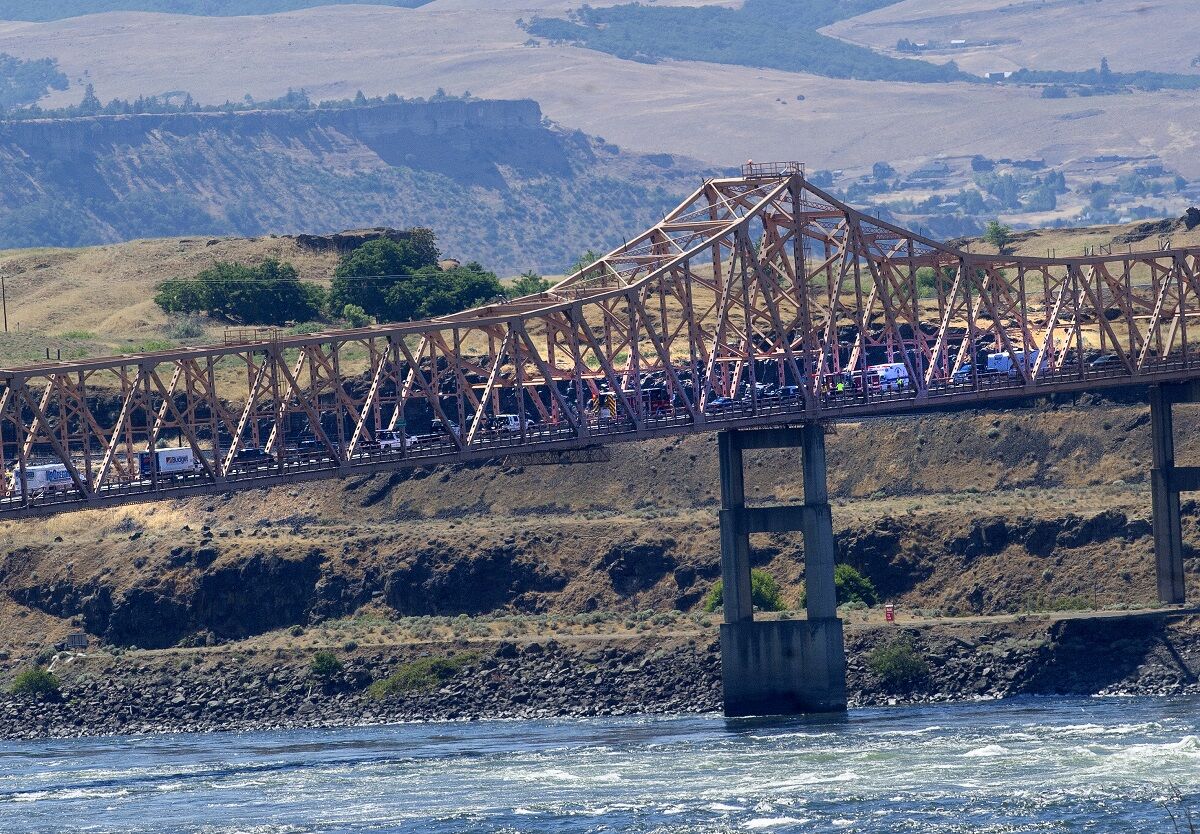 The Dalles Bridge collision June 25, 2021